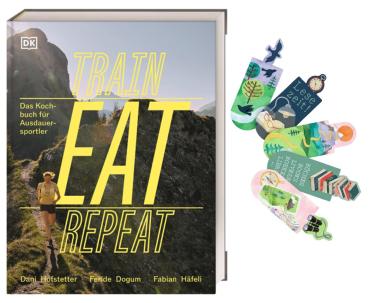 Train, Eat, Repeat + 1 magnetisches Lesezeichen